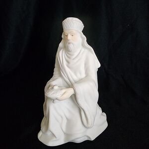 Vintage 1994 House Of Lloyd Nativity Wisemen White Porcelain Replacement Piece